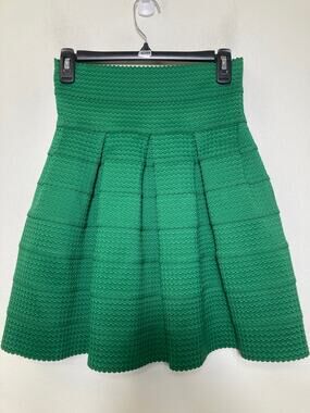 Girls From Savoy Structured Green Skirt sz S